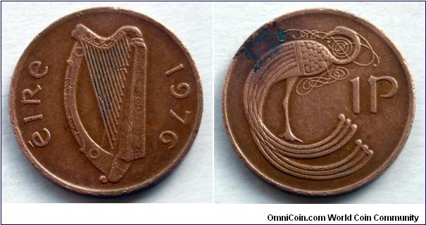 Ireland 1 penny.
1976
