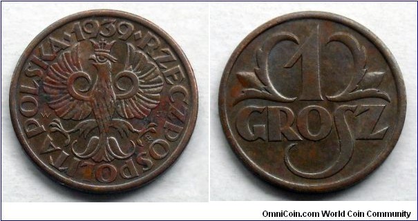 Poland 1 grosz.
1939
