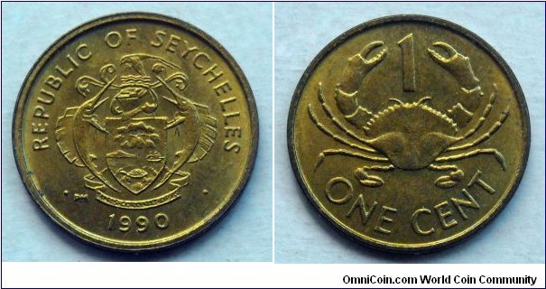 Seychelles 1 cent.
1990 (II)