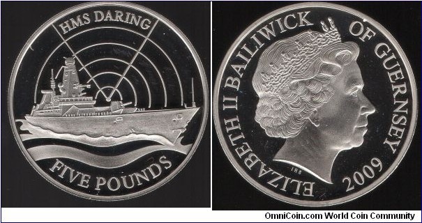 £5 HMS Daring