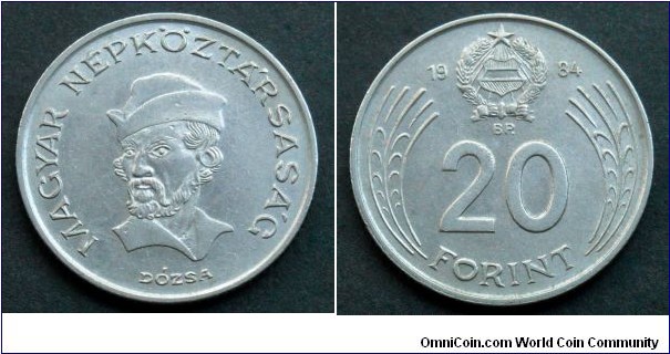 Hungary 20 forint.
1984