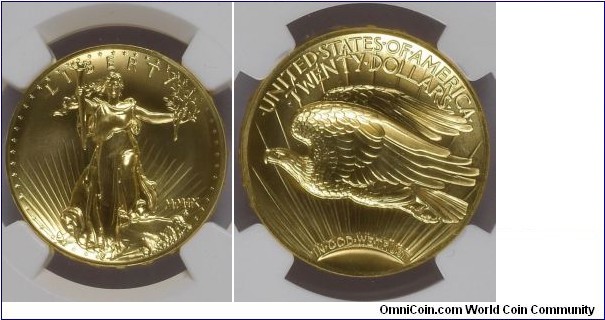 2009 Ultra high relief Double Eagle