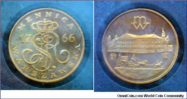 Poland - Token from 1988 proof mint set. Mennica Warszawska (Warsaw Mint)
