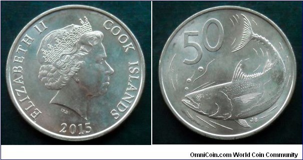 Cook Islands 50 cents.
2015