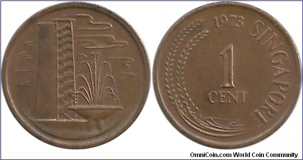 Singapore 1 Cent 1973