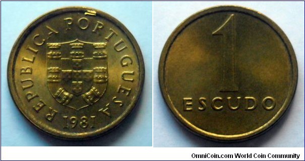 Portugal 1 escudo.
1981