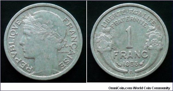 France 1 franc.
1958 B