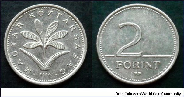 Hungary 2 forint.
2004