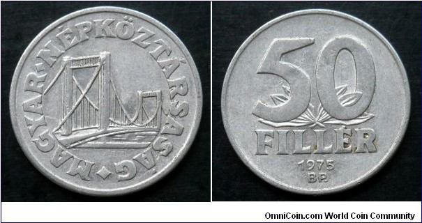 Hungary 50 filler.
1975