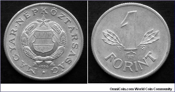Hungary 1 forint.
1976