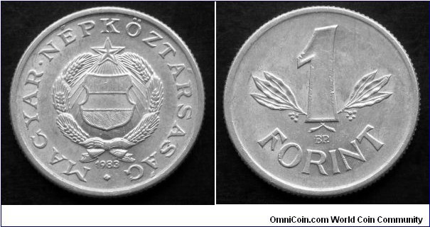 Hungary 1 forint.
1983