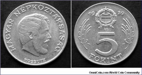 Hungary 5 forint.
1979 (II)