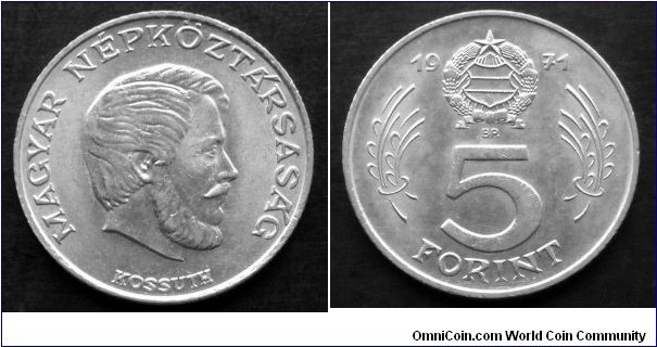 Hungary 5 forint.
1971 (III)