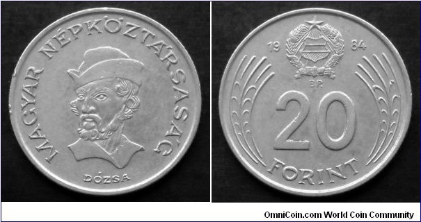 Hungary 20 forint.
1984 (II)