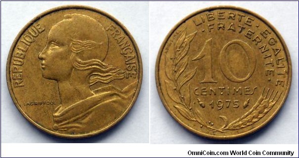 France 10 centimes.
1975 (II)