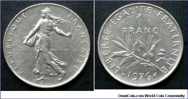 France 1 franc.
1976 (II)