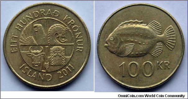 Iceland 100 krónur.
2011 (II)