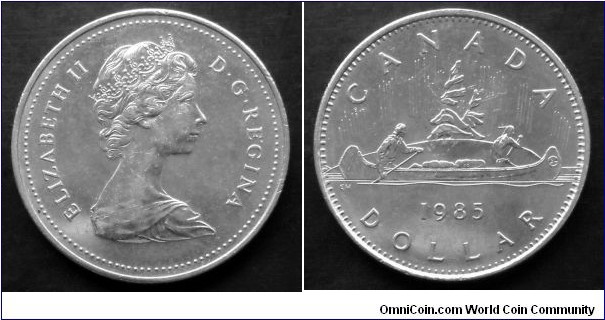 Canada 1 dollar.
1985