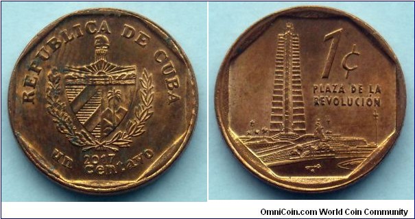 Cuba 1 centavo.
2017