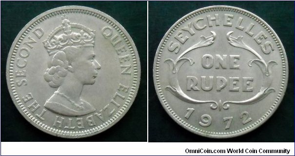 Seychelles 1 rupee.
1972 (II)