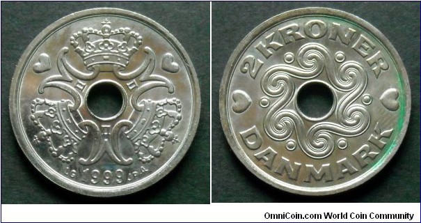 Denmark 2 kroner.
1999