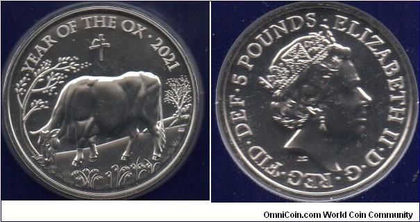 £5 Lunar Year of the Ox