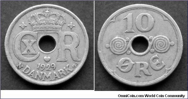 Denmark 10 ore.
1929 (II)