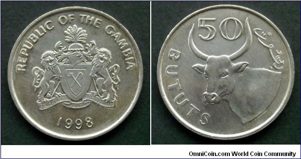 Gambia 50 bututs.
1998 (II)