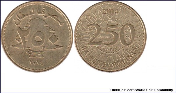 250 ل.ل - Lebanese pound