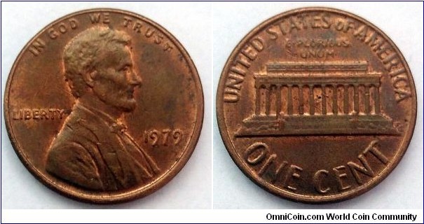 1979 Lincoln cent.