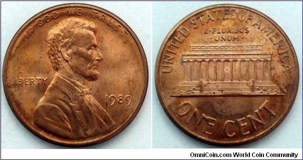 1989 Lincoln cent (II)
