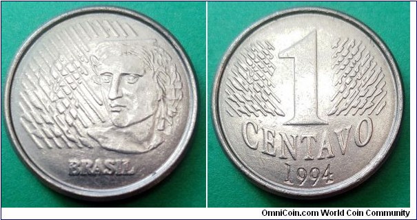 Brasil 1 centavo.
1994