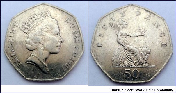 50 pence. 1997 (II)