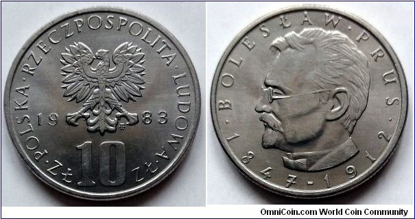 Poland 10 złotych.
1983 (II)