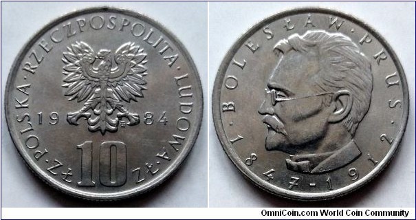 Poland 10 złotych.
1984 (III)
