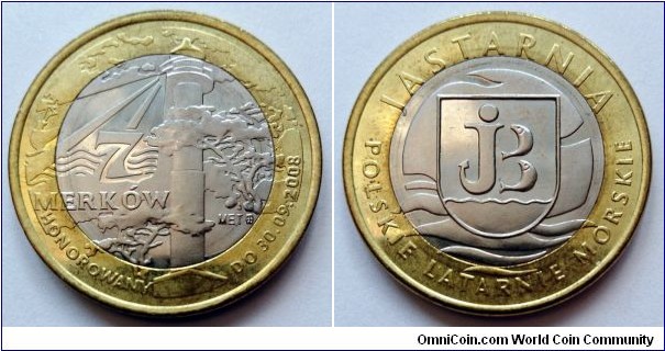 Poland - Local coin 7 merków. 2008, Polish lighthouses - Jastarnia