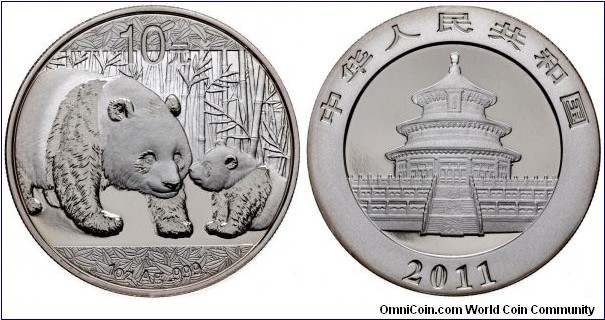 2011  Chinese Silver Panda