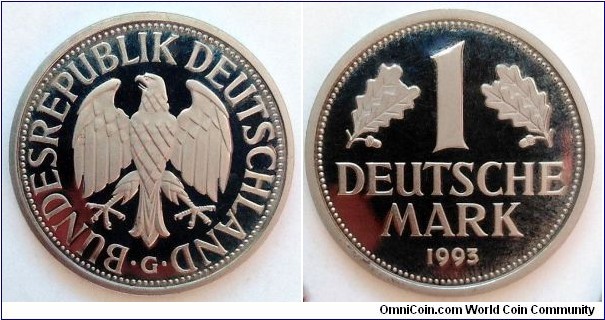 Germany 1 mark.
1993 G - Proof
