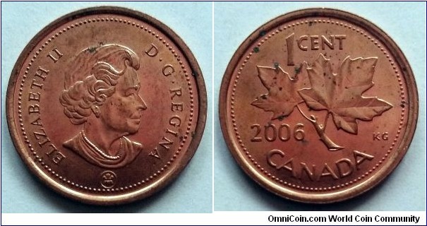 Canada 1 cent.
2006