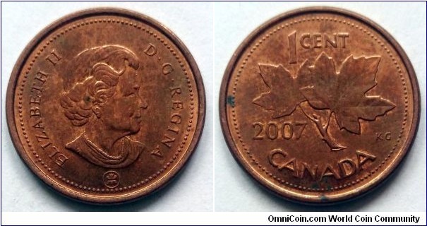 Canada 1 cent.
2007 (II)