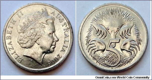 Australia 5 cents.
2006 (II)
