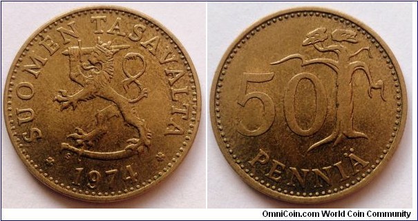 Finland 50 pennia.
1974 S 