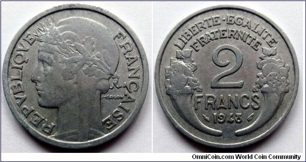 France 2 francs.
1948 (III)