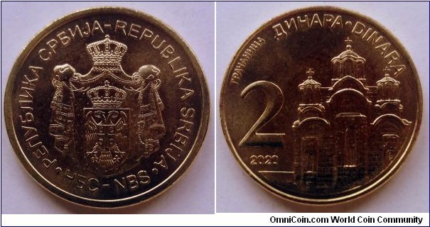 Serbia 2 dinara.
2020