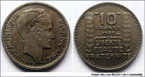 France 10 francs.
1949 (II)