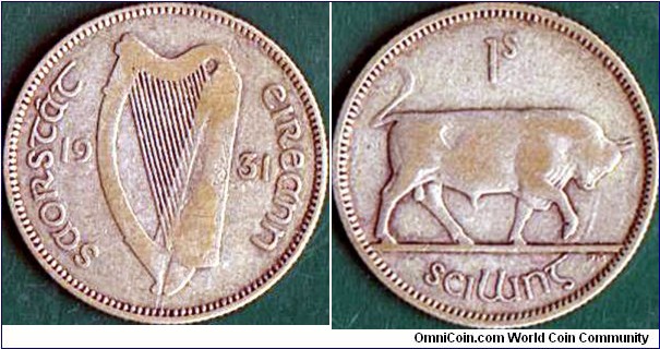 Ireland 1931 1 Shilling.