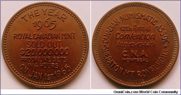 Token - Canadian Numismatic Association 