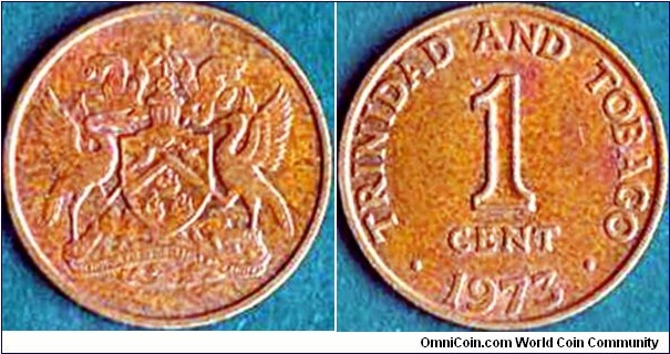 Trinidad & Tobago 1973 1 Cent.