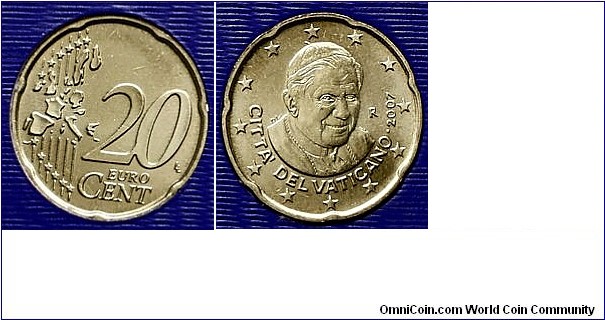 20 Euro cents - Pontificate of Benedict XVI