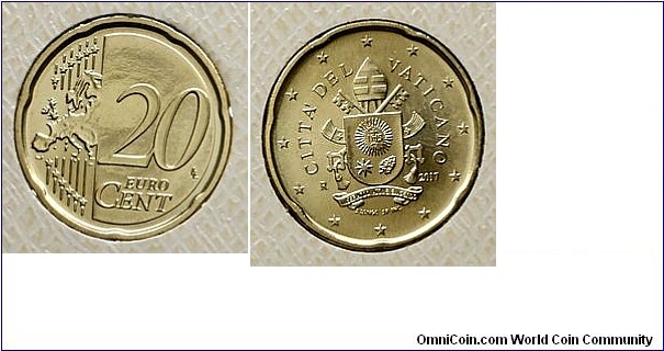 20 Euro cents - Pontificate of Francis